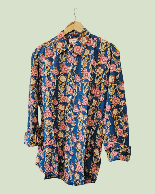 Block Print Shirt - Sea Meadow