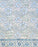 Opal & Cornflower Blue Block Print Tablecloth 130 x 180 cm