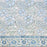 Opal & Cornflower Blue Block Print Tablecloth 130 x 180 cm