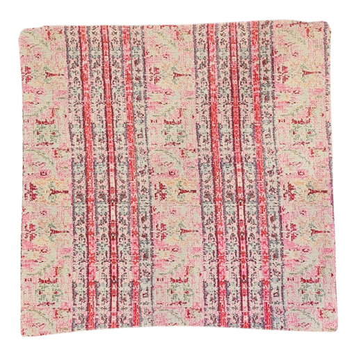 Handloom Cushion Cover - Pink Streak