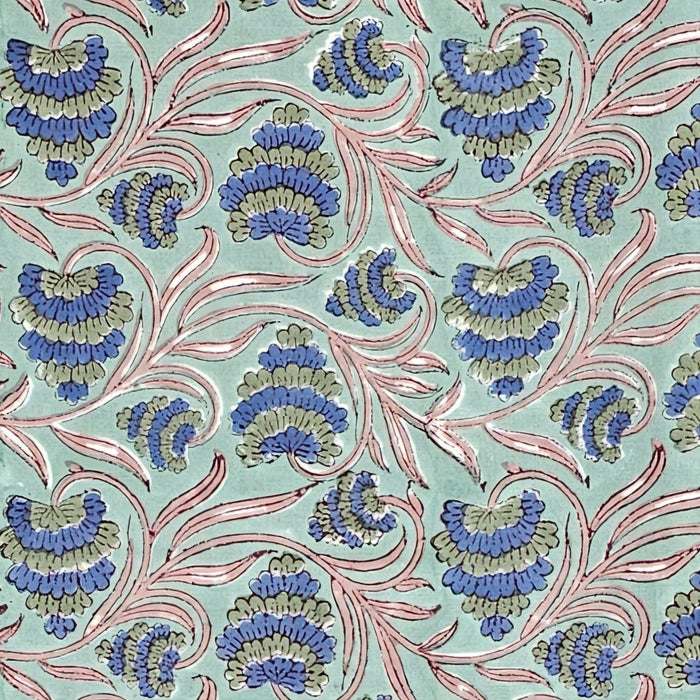 Block Print Tablecloth 110 x 110 cm