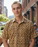 Dabu Print Short Sleeve Shirt - Café Linen Design