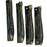 Straight Fish Design Green Patina Brass Handle