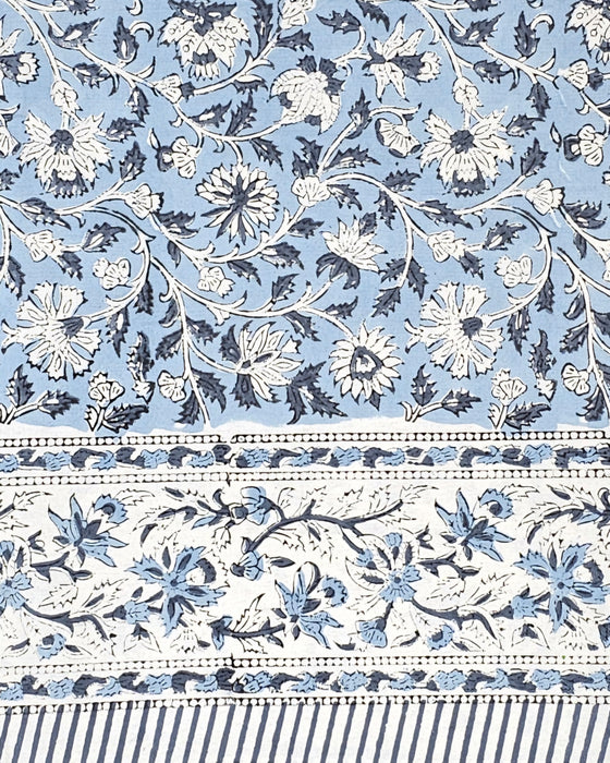 Block Print Tablecloth 110 x 110 cm