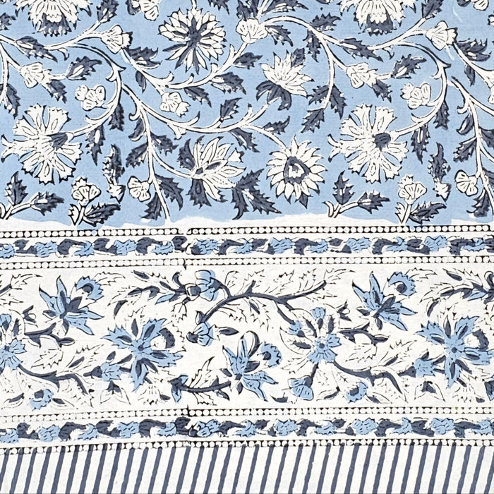 Block Print Tablecloth 110 x 110 cm