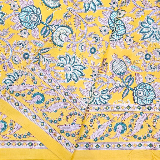 Genda Block Printed Tablecloth | 130 x 180 cm
