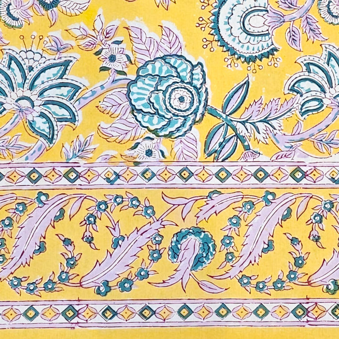 Genda Block Printed Tablecloth | 130 x 180 cm