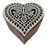 Heart Design Wooden Carved Printing Block