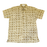 Dabu Print Short Sleeve Shirt - Café Linen Design