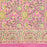 Hand Block Printed Cotton Tablecloth | Bubblegum Garden | 6-Seater
