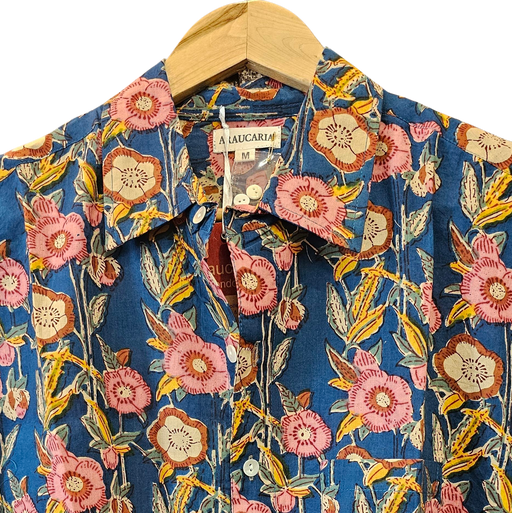 Block Print Shirt - Sea Meadow