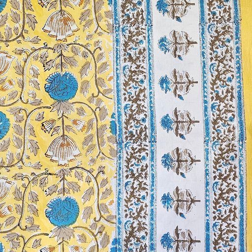 Block Print Cotton Tablecloth