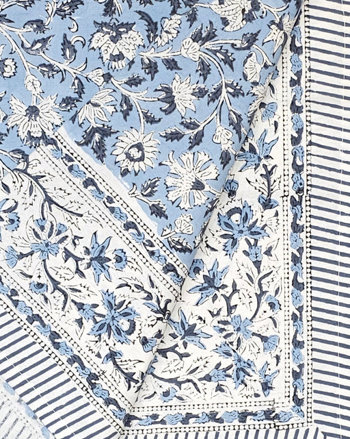 Block Print Tablecloth 110 x 110 cm