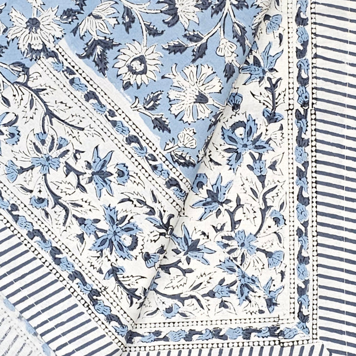 Block Print Tablecloth 110 x 110 cm