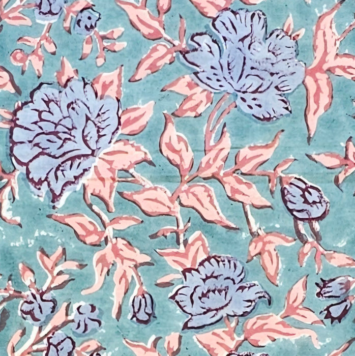 Hand Block Printed Cotton Tablecloth | Evelyn | 6-Seater
