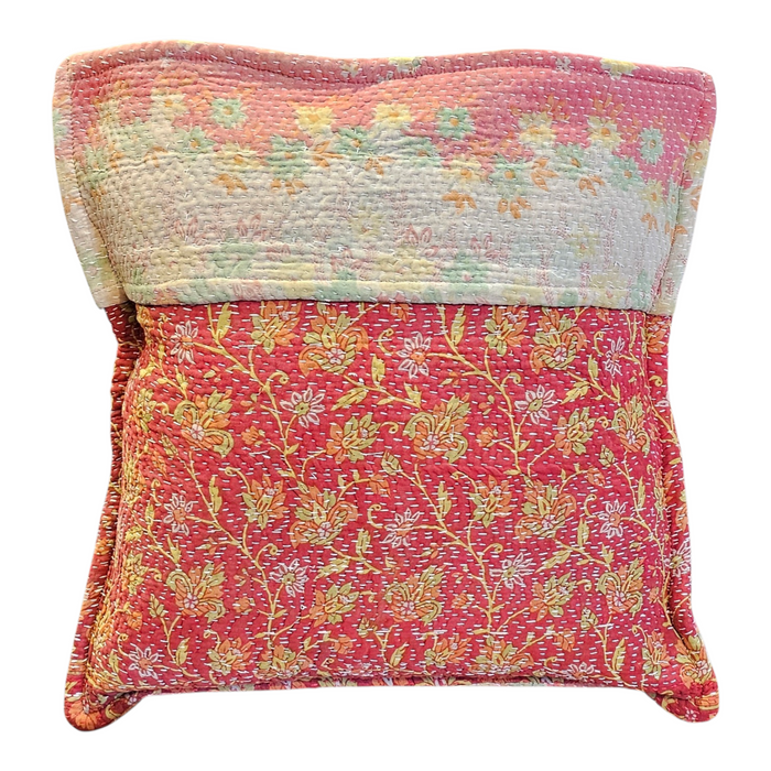 Kantha Cushion Cover | 45 x 45 cm | Design 449