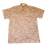 Dabu Print Short Sleeve Shirt - Brown Sugar Design