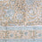 Teal and Jasmine Block Print Tablecloth 130 x 180 cm