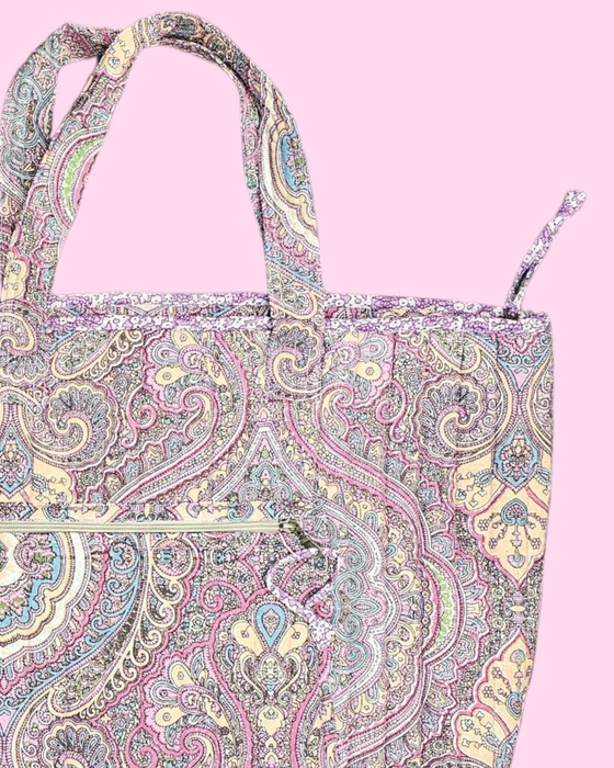 Crazy Pink Quilted Shoulder Bag