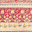 Hand Block Printed Cotton Tablecloth | Crimson Garden | 6-Seater