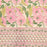 Hand Block Printed Cotton Tablecloth | Blush Meadow | 6-Seater
