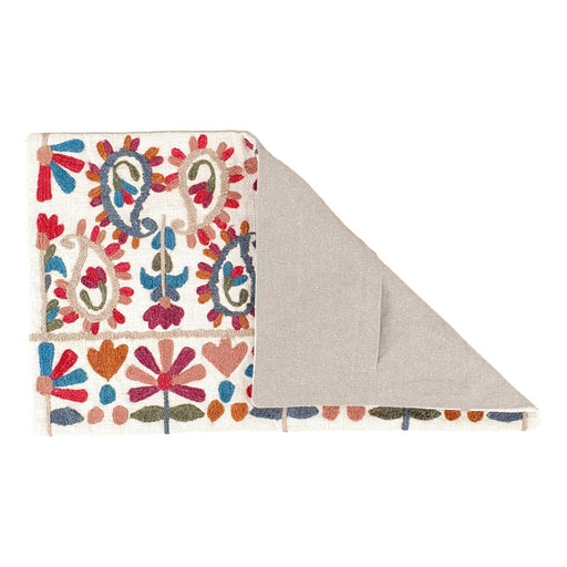 Paisley Embroidered Cushion Cover