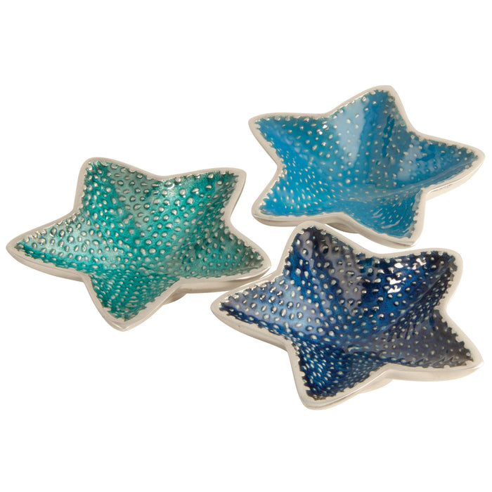 Recycled Aluminium Starfish Shaped Dish