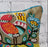 Embroidered Birds Cushion Cover | Throw Pillow | 35 x 50 cm