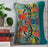 Embroidered Birds Cushion Cover | Throw Pillow | 35 x 50 cm