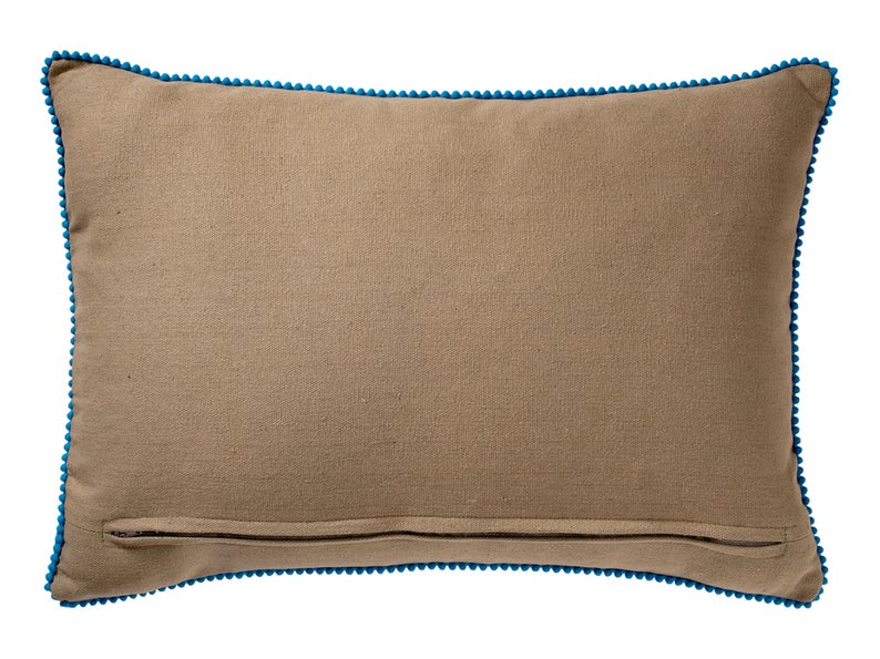 Embroidered Birds Cushion Cover | Throw Pillow | 35 x 50 cm