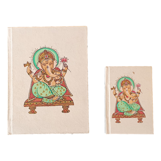 Ganesh Hardback Handmade Recycled Paper Notebook