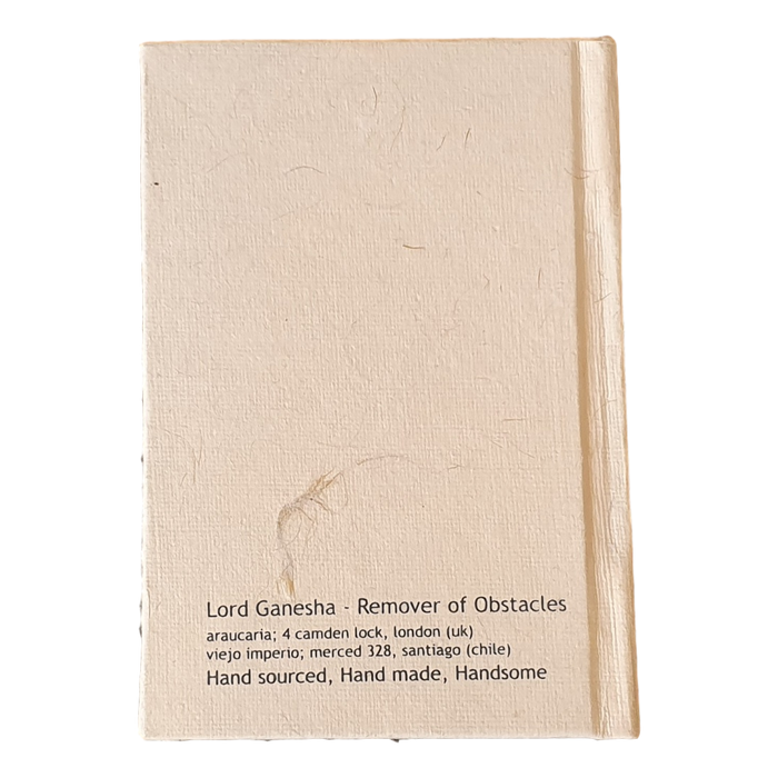 Ganesh Hardback Handmade Recycled Paper Notebook