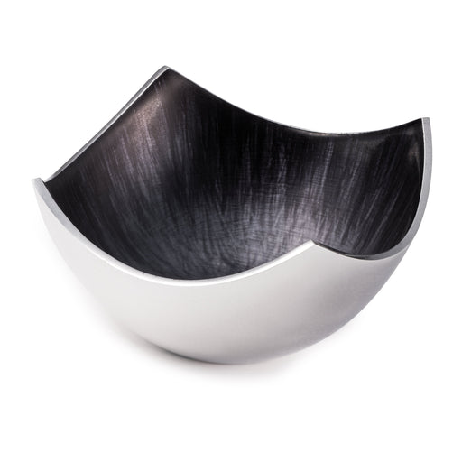 Recycled Aluminium Grey Small 4 Point Bowl