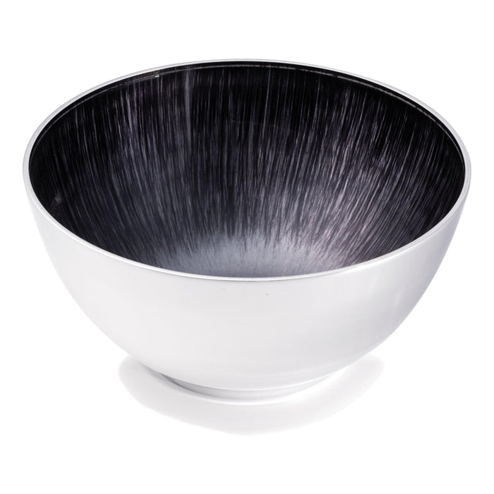 Recycled Aluminium Salad Bowl with Grey Enamel