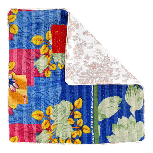 Large Kantha Cushion Cover 60 x 60 cm