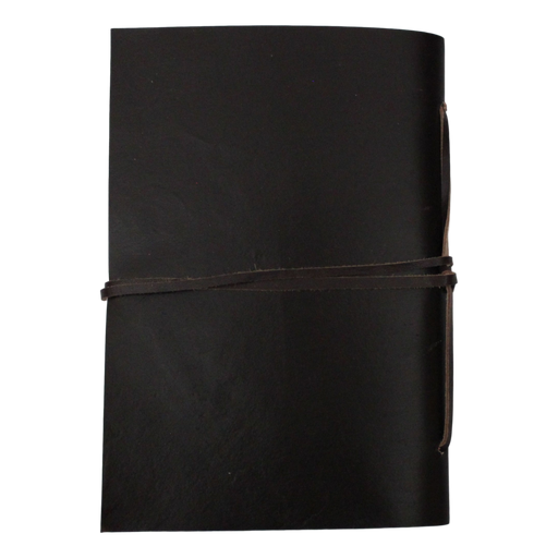 Krishna Leather-Bound Journal With Recycled Handmade Paper