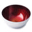 Recycled Aluminium Salad Bowl with Red Enamel